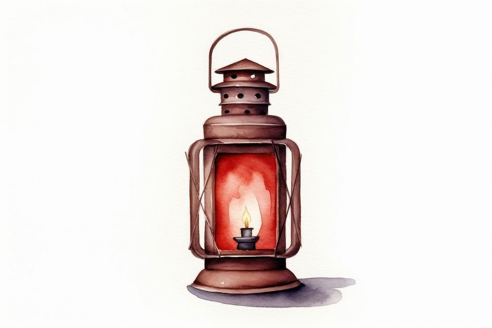 Lantern lamp illuminated creativity. AI generated Image by rawpixel.