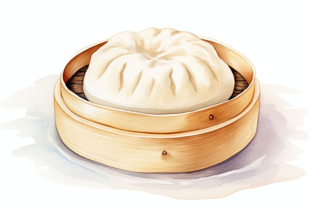 Steamed bun dumpling food xiaolongbao. AI generated Image by rawpixel.