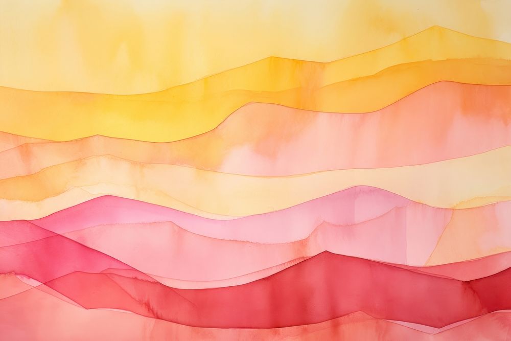 Long line overlapping layers backgrounds yellow pink. AI generated Image by rawpixel.