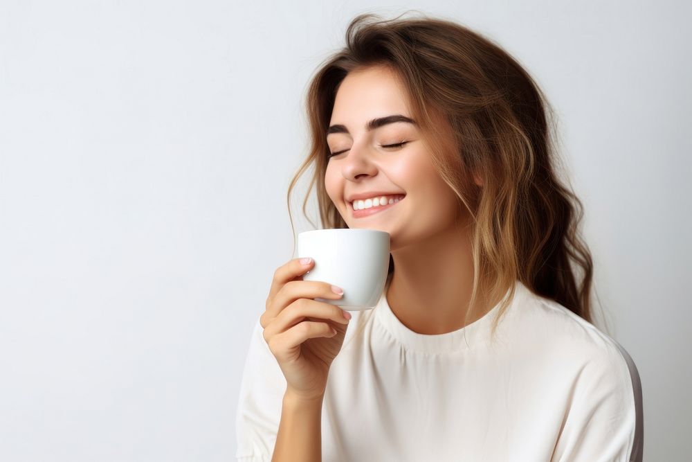 Coffee mug smile cup. AI generated Image by rawpixel.