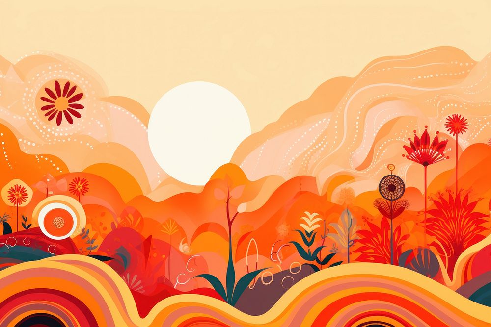 Summer background backgrounds abstract outdoors. AI generated Image by rawpixel.