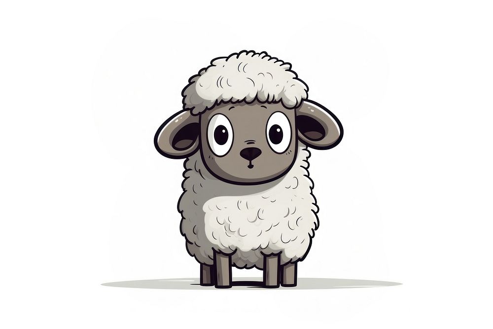 Sheep animal mammal nature. AI generated Image by rawpixel.