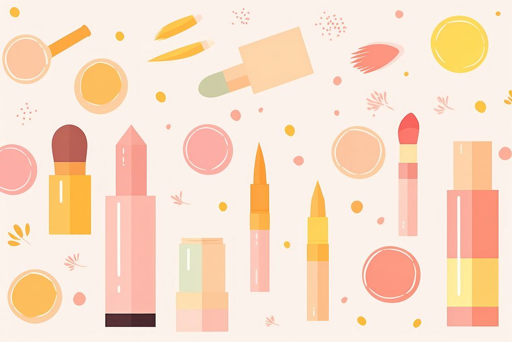 Cosmetics backgrounds lipstick palette. AI generated Image by rawpixel.