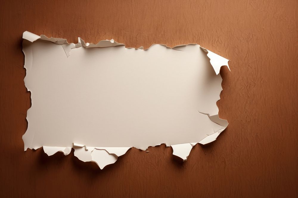 Ripped paper backgrounds brown torn. AI generated Image by rawpixel.