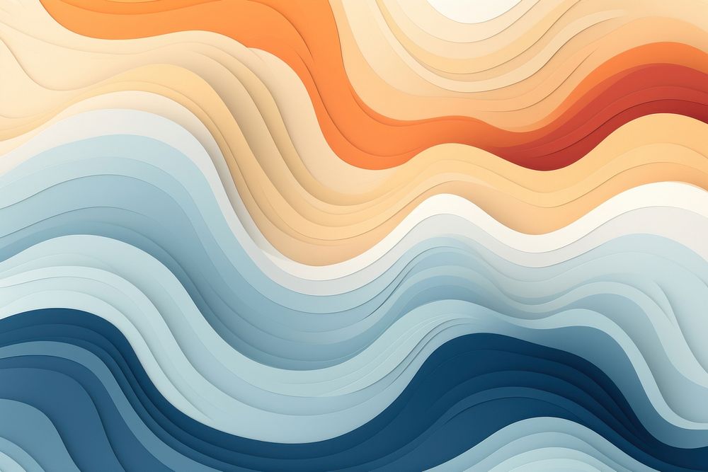 Light colors pattern graphics wave. AI generated Image by rawpixel.