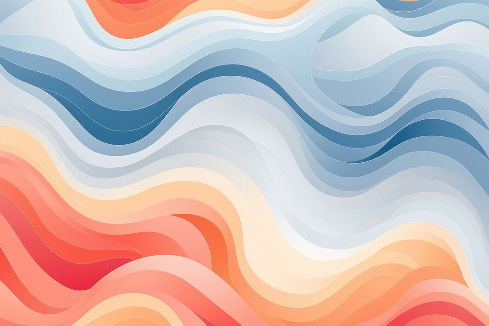 Light colors pattern graphics wave. AI generated Image by rawpixel.