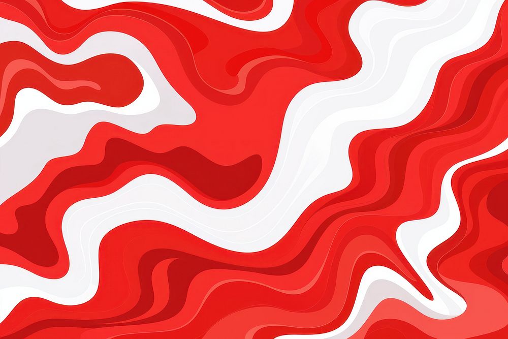 Red and white pattern graphics backgrounds. AI generated Image by rawpixel.