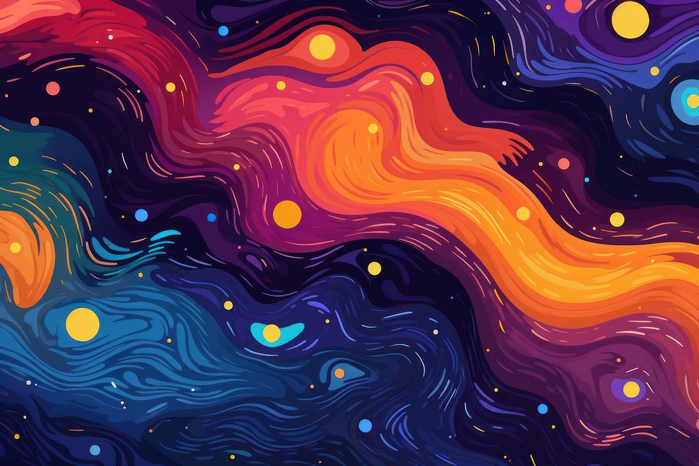 Galaxy pattern graphics purple. AI generated Image by rawpixel.