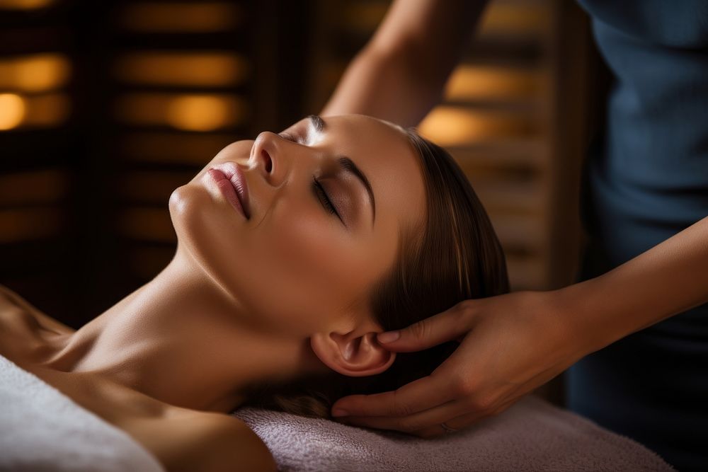 Woman clients massage adult perfection. AI generated Image by rawpixel.