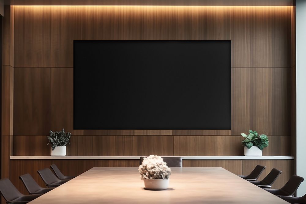 Business meeting TV screen | Premium Photo - rawpixel