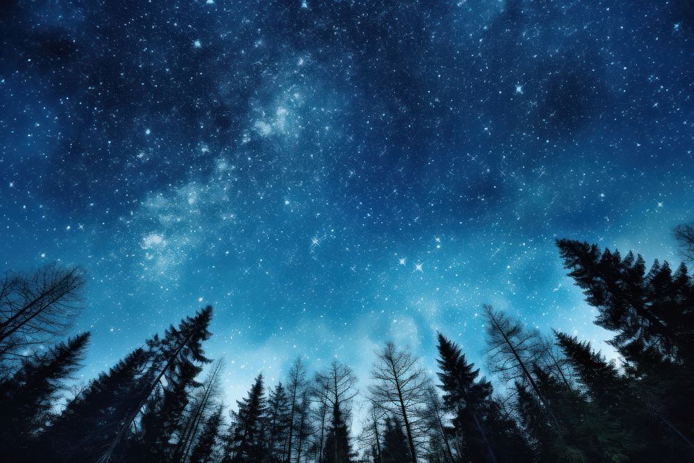 Milky way backgrounds landscape outdoors. AI generated Image by rawpixel.