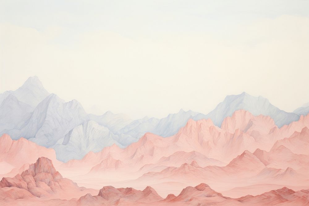 China landscape backgrounds mountain painting. AI generated Image by rawpixel.