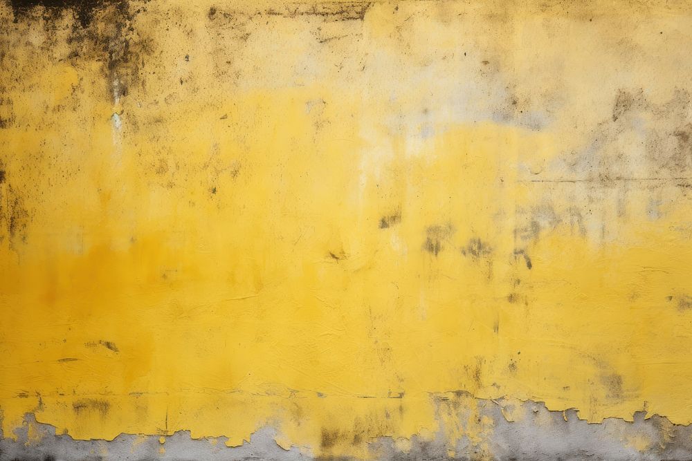 Concrete grunge wall architecture backgrounds yellow. AI generated Image by rawpixel.