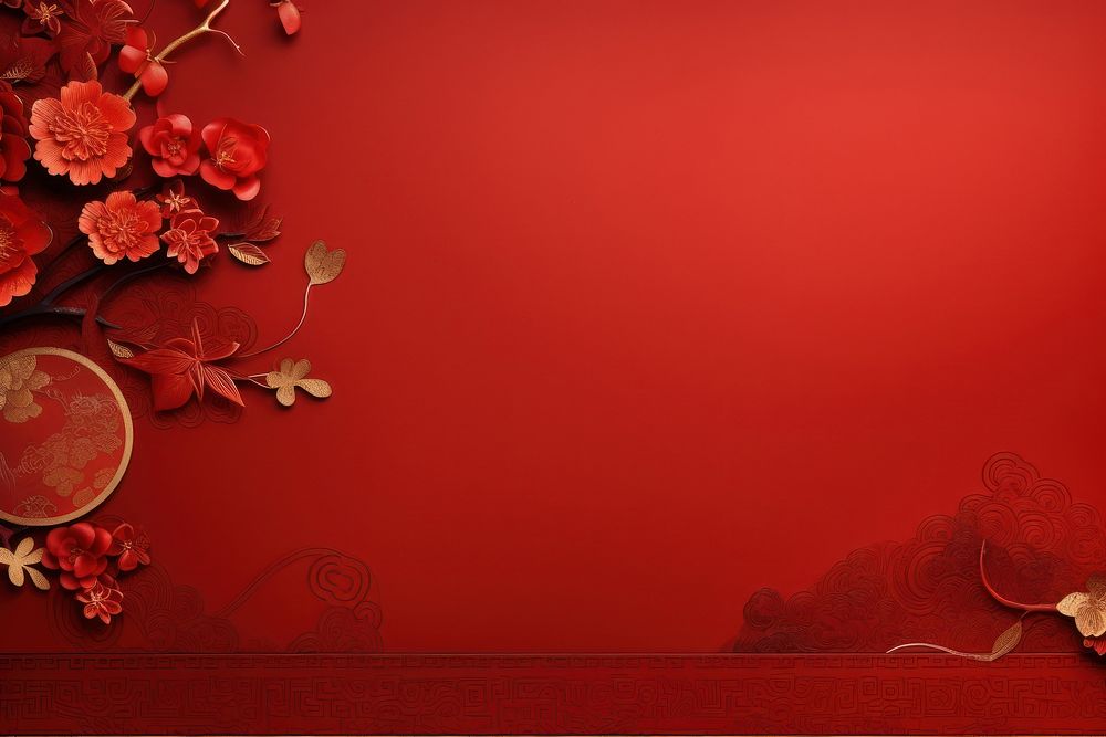 Banner plant wall red. AI generated Image by rawpixel.
