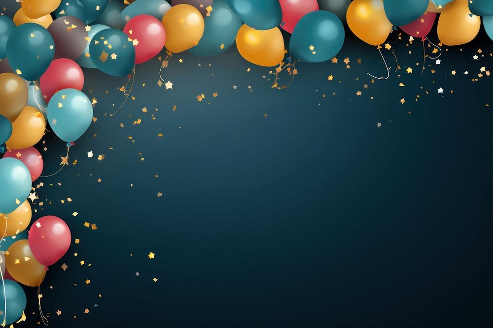 New year banner backgrounds confetti outdoors. AI generated Image by rawpixel.