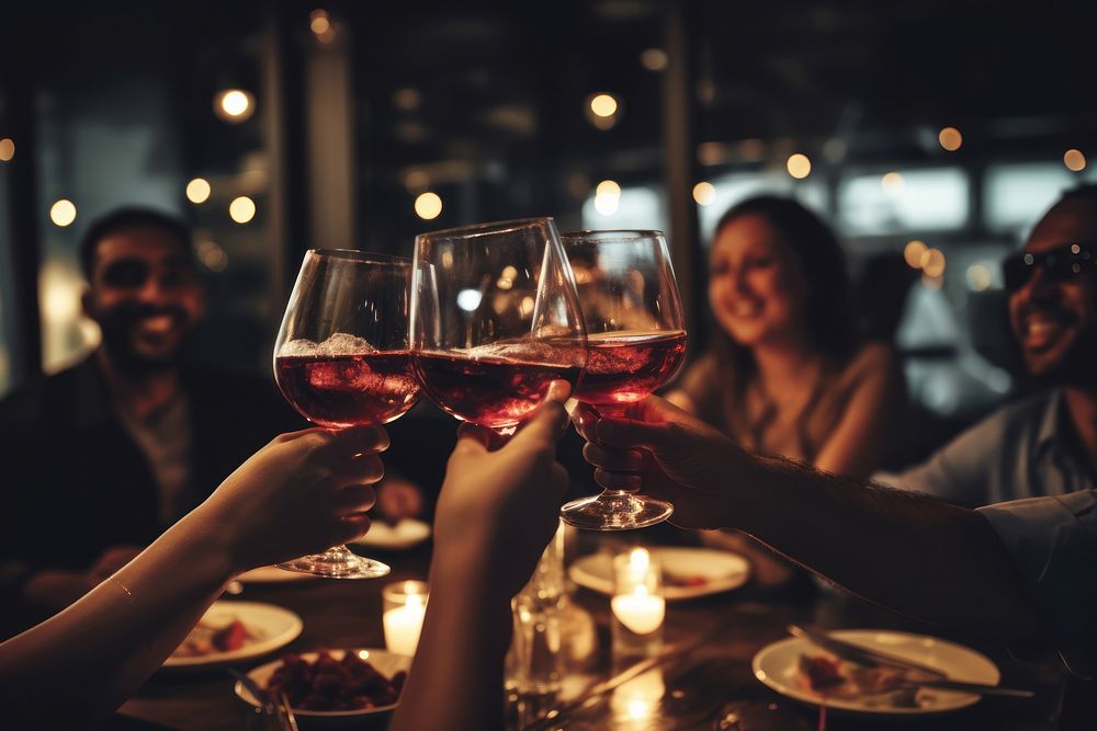 People drink restaurant drinking. AI generated Image by rawpixel.