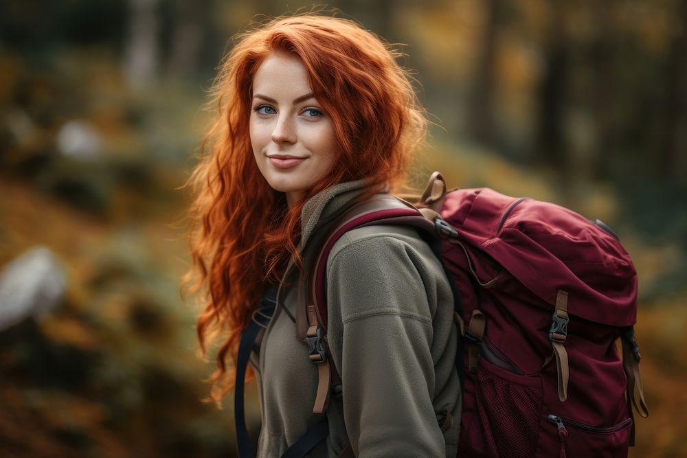 Women hiker backpack adult photo. AI generated Image by rawpixel.