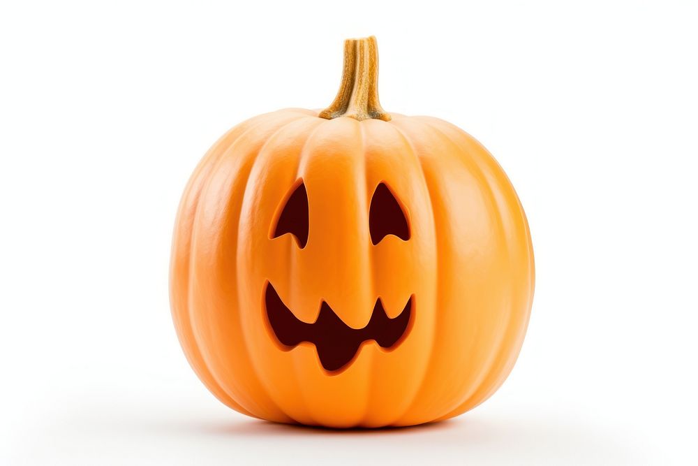 Ghost pumpkin vegetable halloween. AI generated Image by rawpixel.