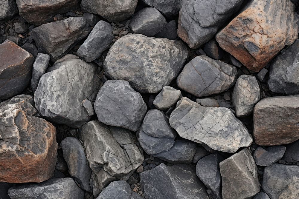 Rock texture pebble rubble deforestation. AI generated Image by rawpixel.