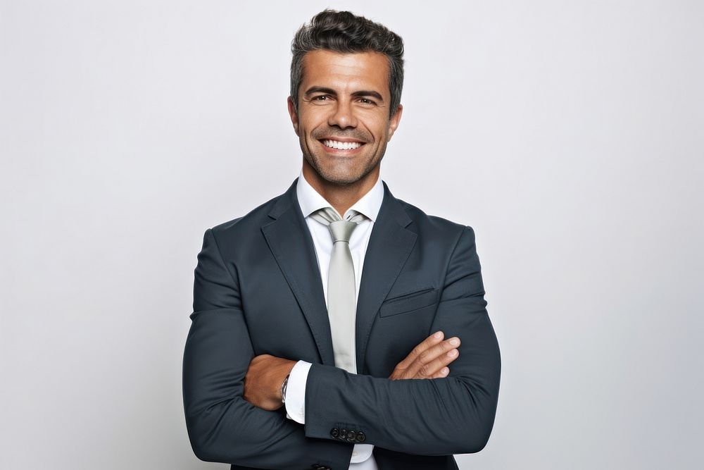 Businessman portrait smile adult. AI generated Image by rawpixel.