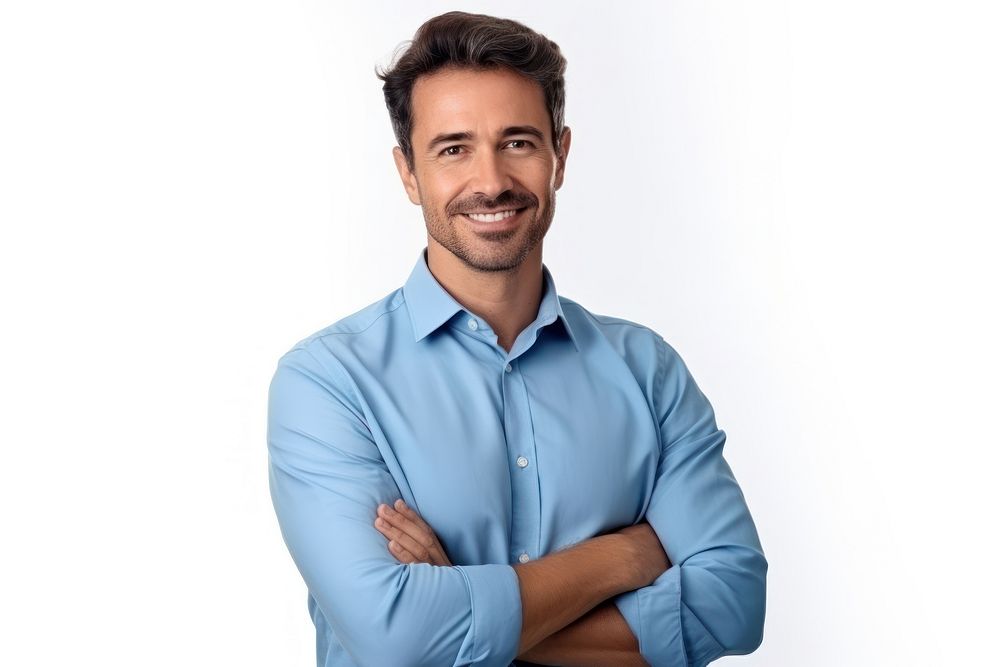 Businessman smile portrait adult. AI generated Image by rawpixel.