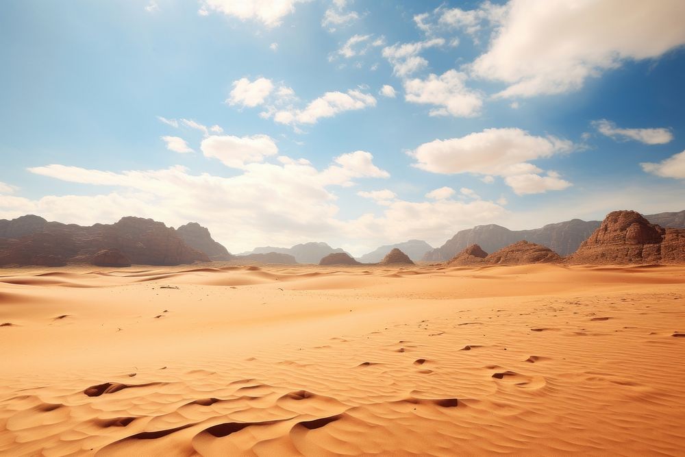 Nature landscape desert outdoors. AI generated Image by rawpixel.