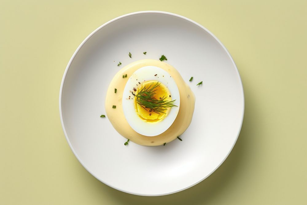 Deviled egg plate food breakfast. AI generated Image by rawpixel.