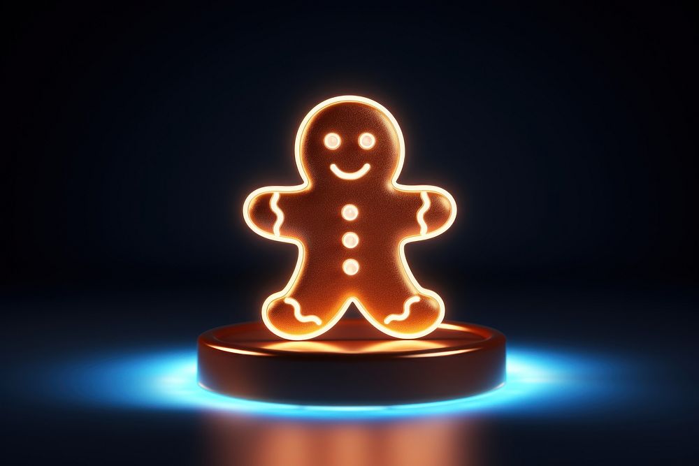 Ginger cookie gingerbread light food. AI generated Image by rawpixel.