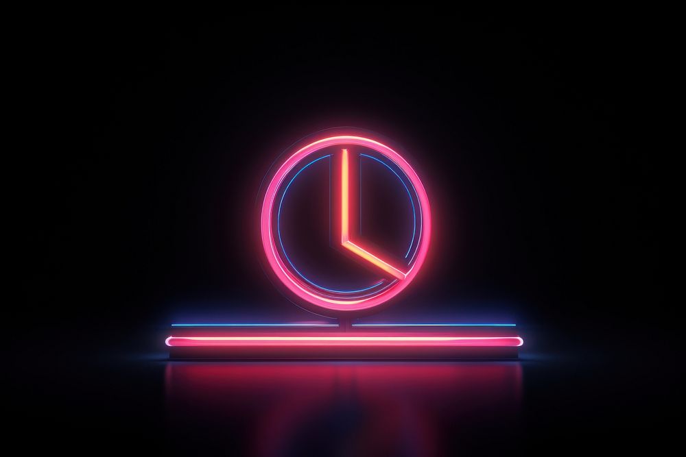 Lanthern light neon night. AI generated Image by rawpixel.