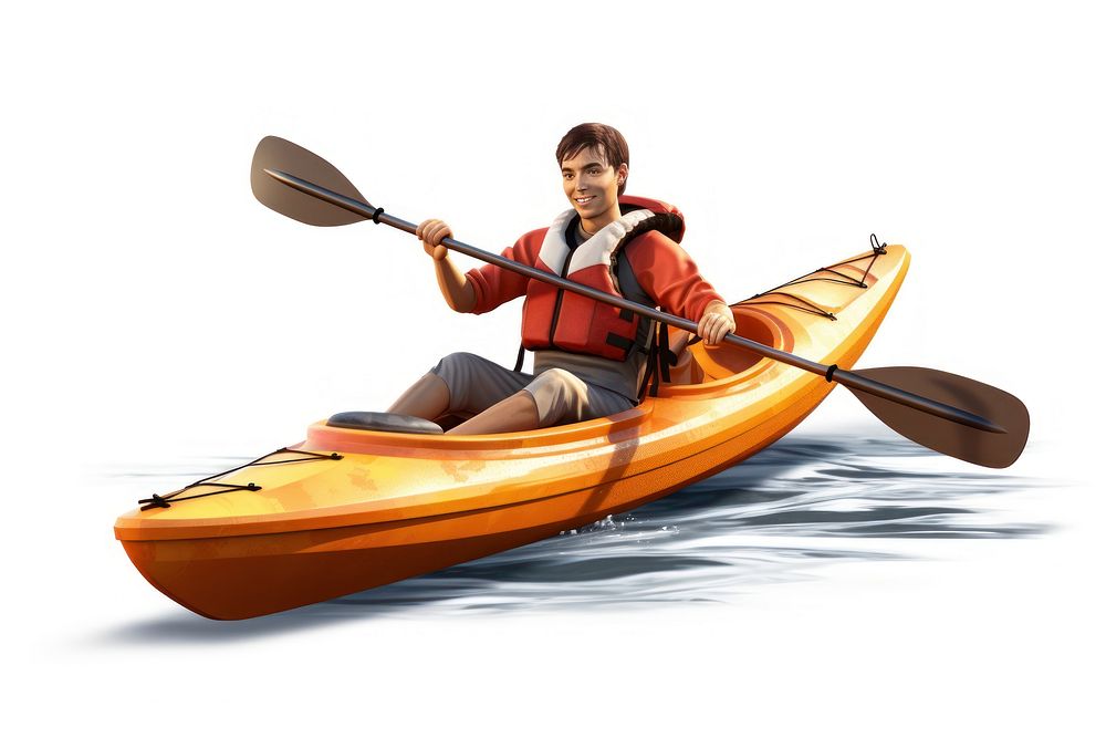 Kayaking recreation lifejacket vehicle. AI generated Image by rawpixel.