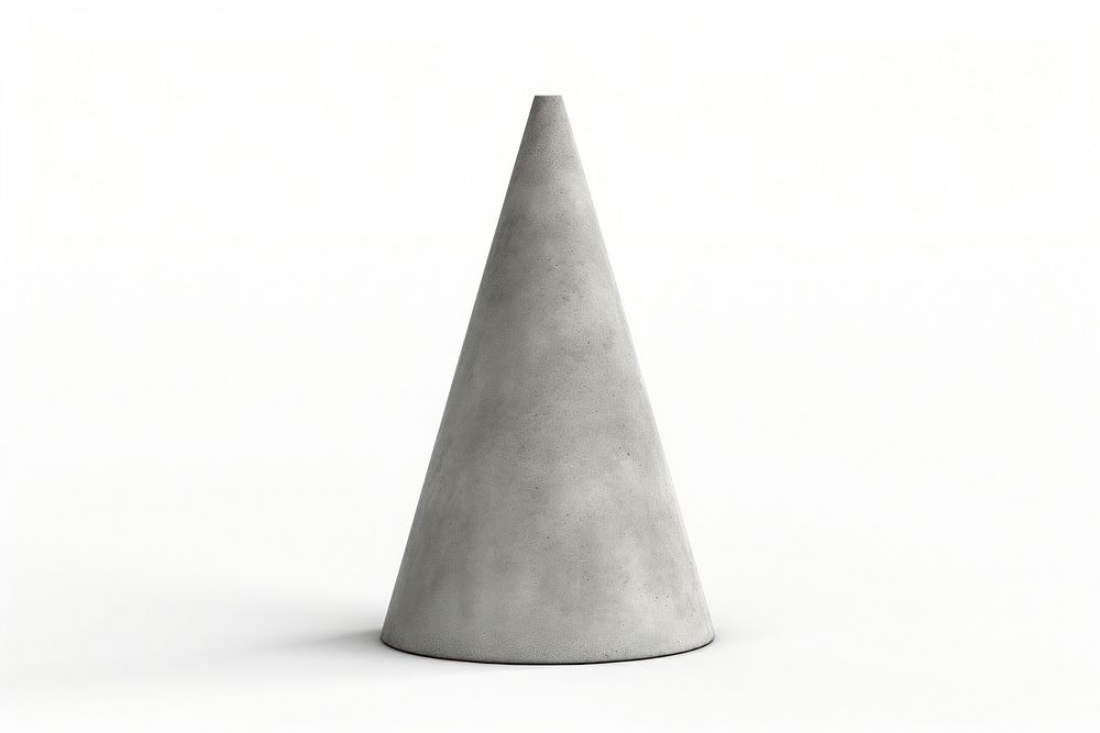 Cone white background simplicity ammunition. AI generated Image by rawpixel.