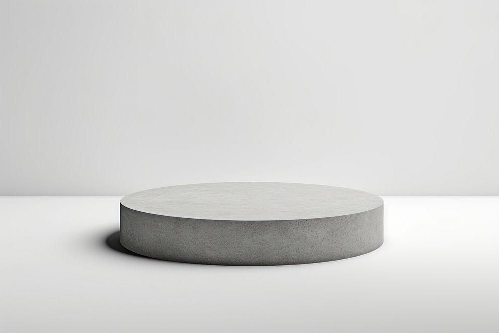 Circle podium furniture table simplicity. AI generated Image by rawpixel.