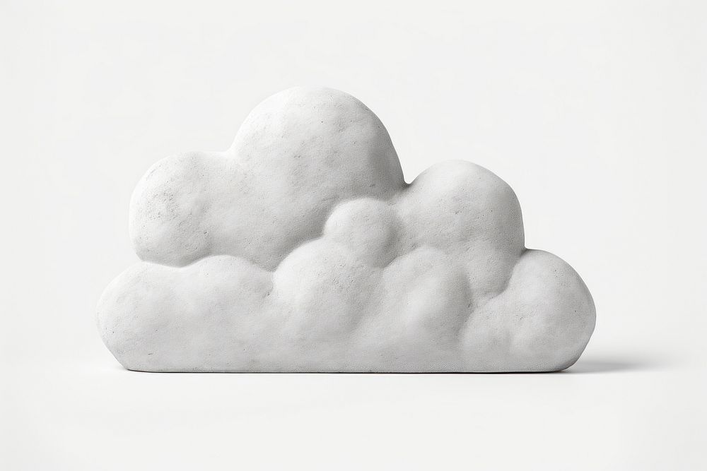Cloud icon white creativity simplicity. AI generated Image by rawpixel.