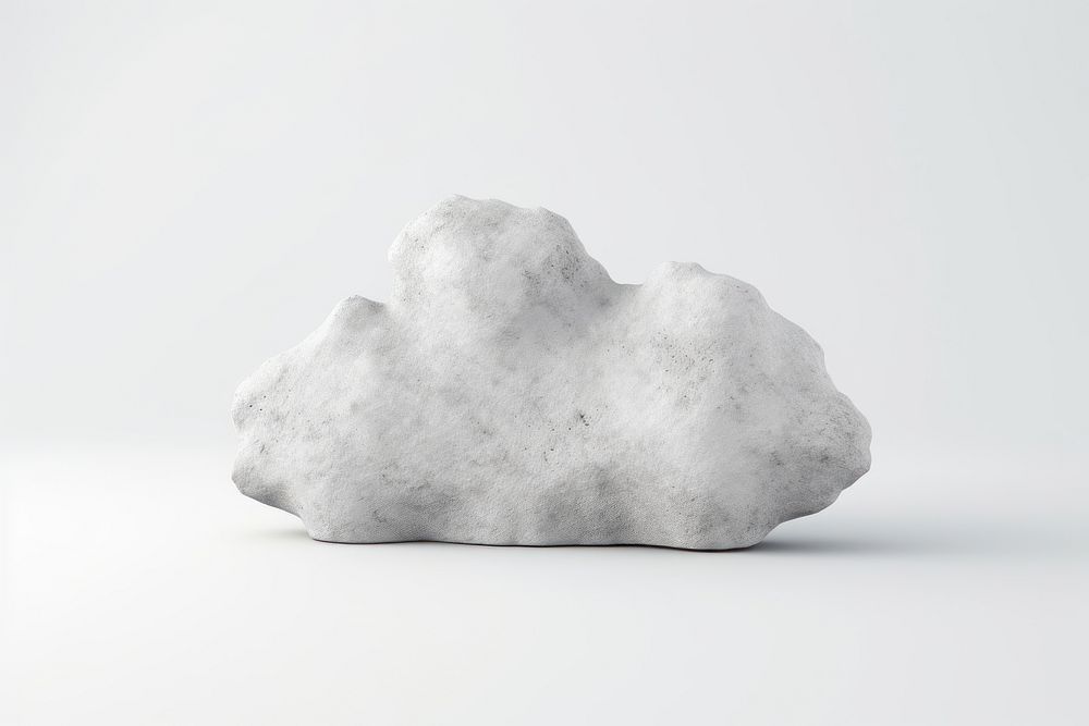 Cloud icon nature white white background. AI generated Image by rawpixel.