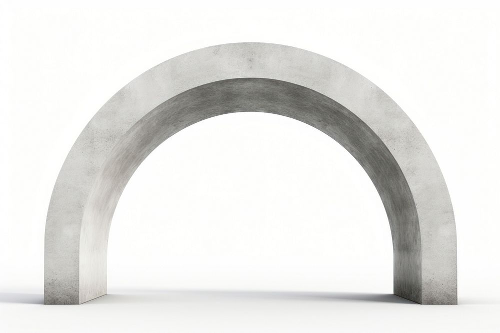 Arch arch architecture white background. AI generated Image by rawpixel.