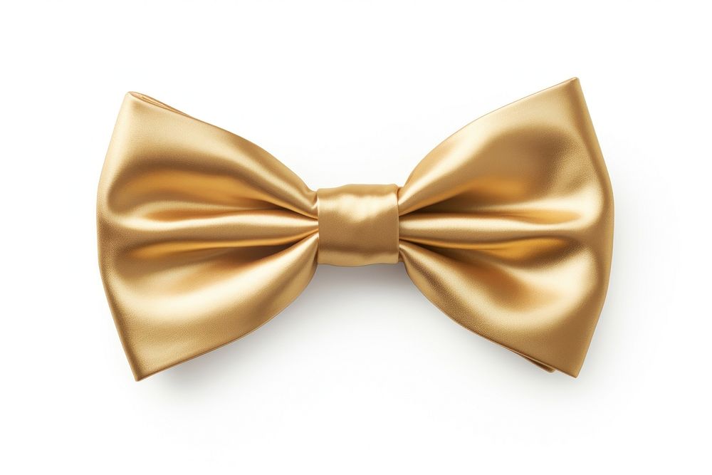 Bow tie gold white background celebration. AI generated Image by rawpixel.