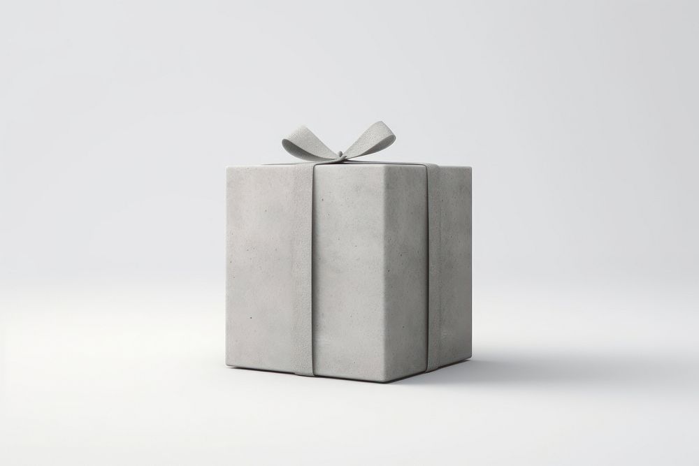 Gift box paper white background anniversary. AI generated Image by rawpixel.
