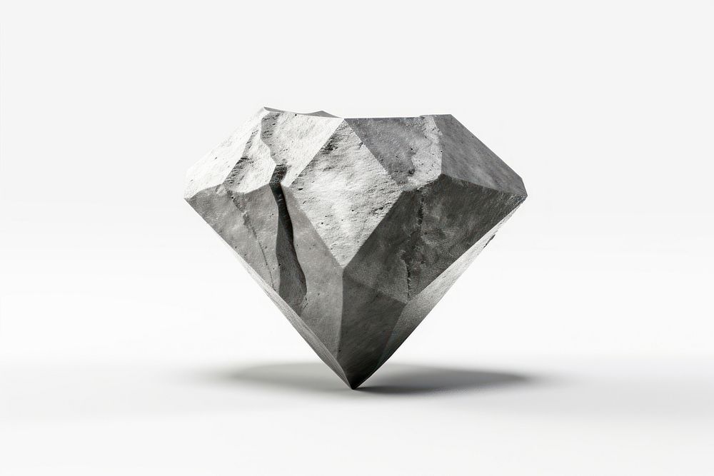 Diamond gemstone jewelry crystal. AI generated Image by rawpixel.