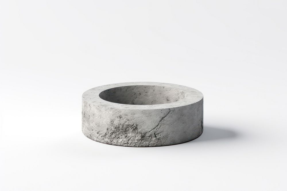 Ring concrete jewelry white background. AI generated Image by rawpixel.