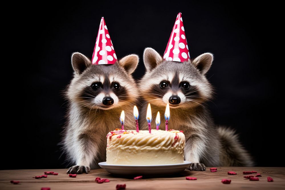 Bithday cake animal birthday dessert. AI generated Image by rawpixel.