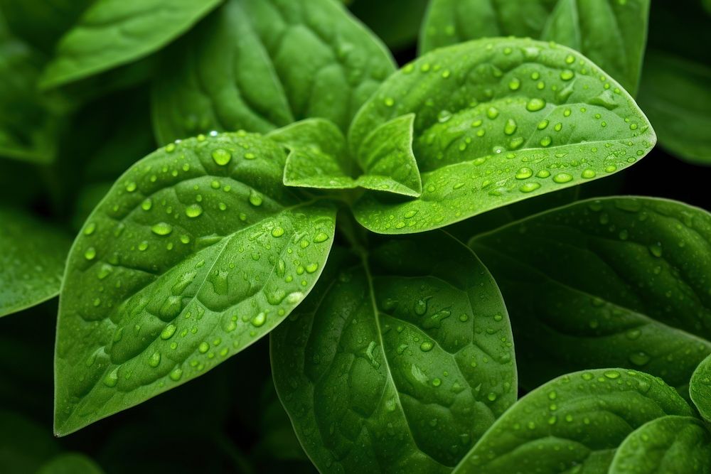 Green leaves plant herbs leaf. AI generated Image by rawpixel.