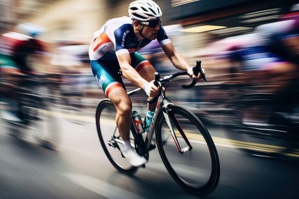 Cycling race bicycle vehicle sports. AI generated Image by rawpixel.
