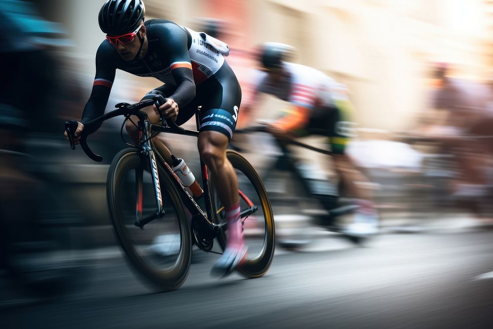 Cycling race bicycle vehicle sports. AI generated Image by rawpixel.