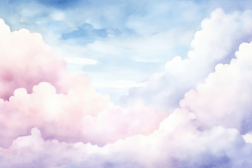 Clouds nature outdoors sky. AI generated Image by rawpixel.