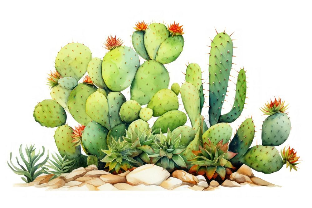 Cactus nature plant creativity. AI generated Image by rawpixel.