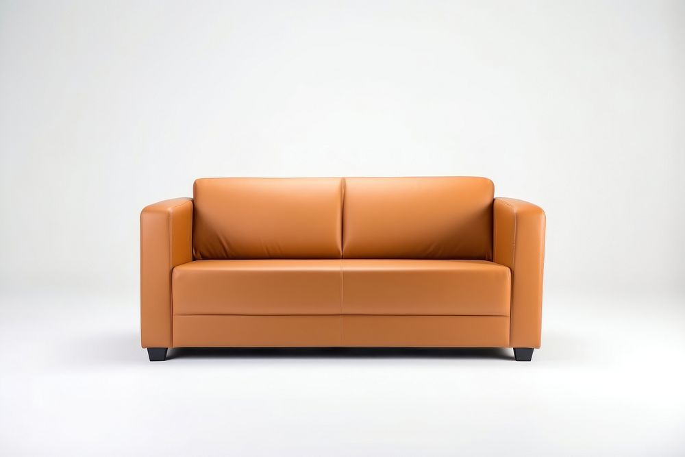 Sofa furniture armchair white background. AI generated Image by rawpixel.