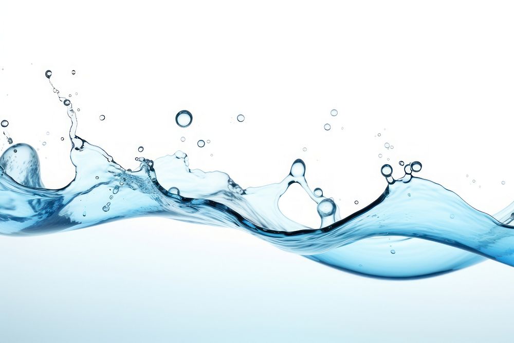 Flowing water with bubble backgrounds transparent simplicity. AI generated Image by rawpixel.