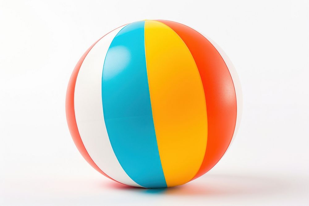 Beach ball volleyball sphere sports. AI generated Image by rawpixel.