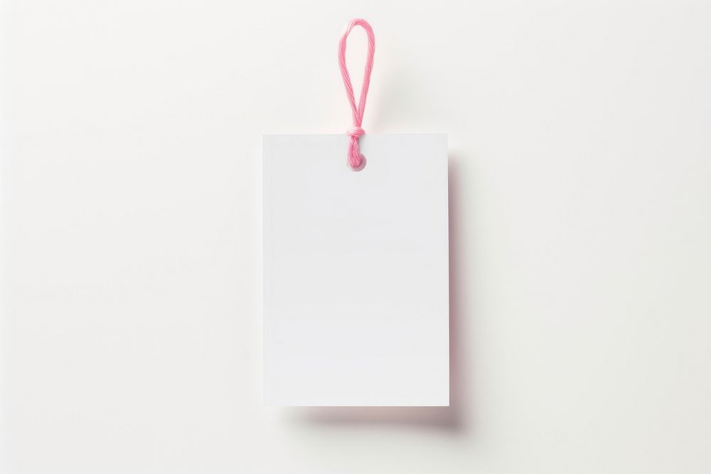 Paper label candy shape text white background accessories. AI generated Image by rawpixel.