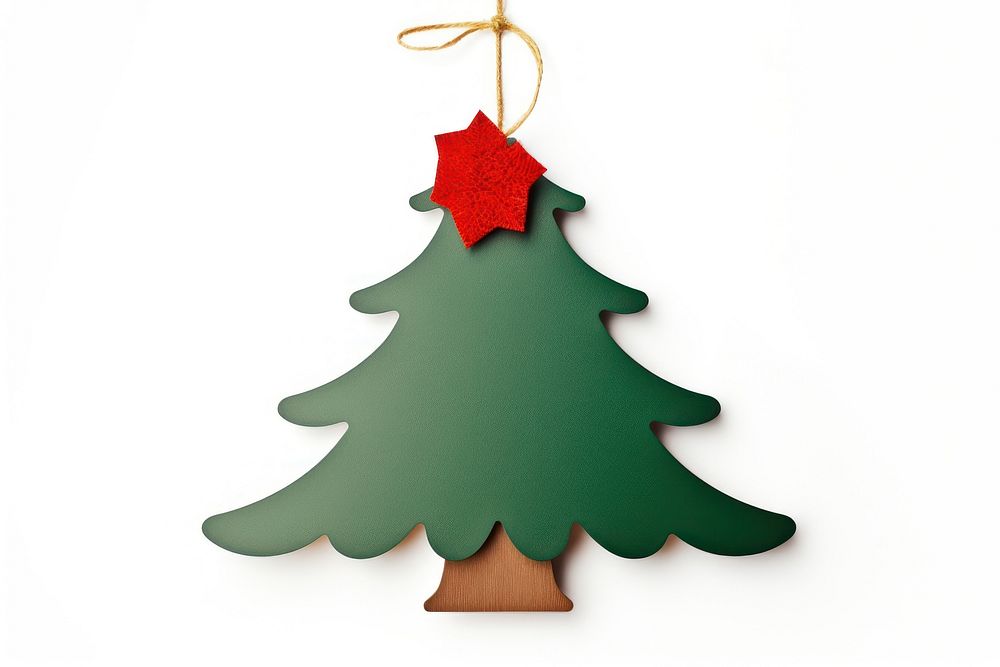 Price tag paper label Christmas tree shape christmas white background christmas tree. AI generated Image by rawpixel.